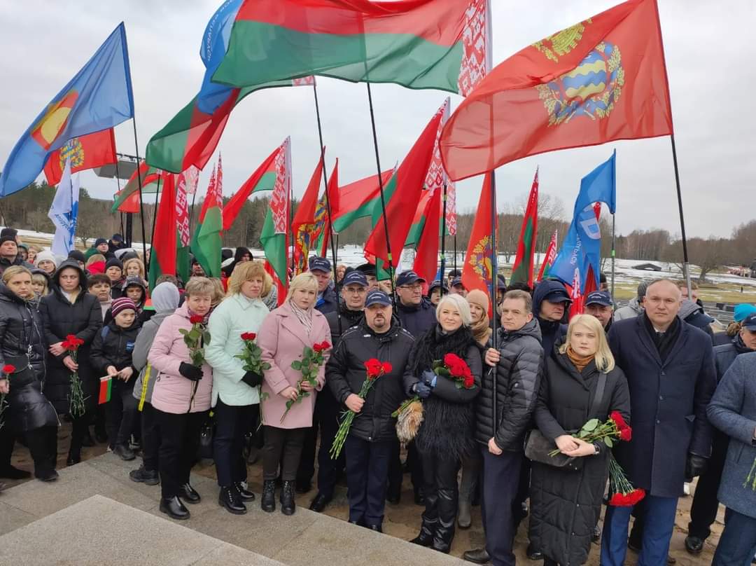 Делегация района приняла участие в митинге, посвященному 80-летию со дня трагедии в Хатыни